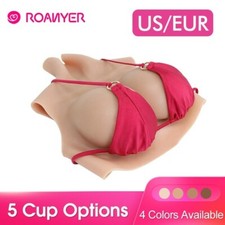 ROANYER Silicone Breast Crossdresser Transgender Fake Boobs Breast C D E G H Cup