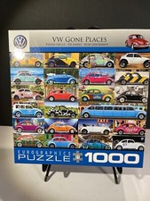 Eurographics VW Gone Places 1000pc Jigsaw Puzzle Made in USA