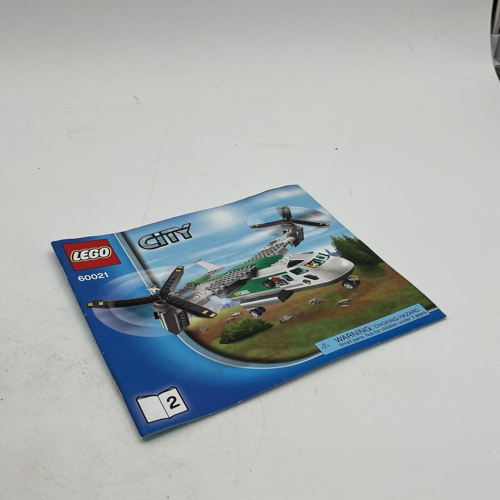 Lego City Instruction Manual Book 2 only 60021 Lumberjack Air Cargo Helicopter