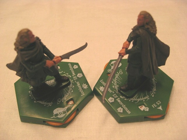LOTR TMG Combat Hex FE 053 x 2 Lothlorien Eld Swordsman (2 figures) | eBay