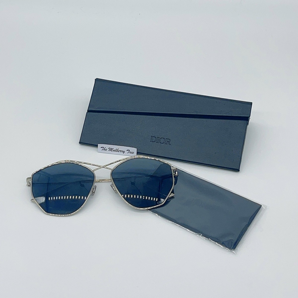 Christain Dior STELLAIRE 4 Geometric Aviator 3YGIR 59-16-145 Metal