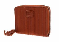 FREDsBRUDER Vertical Coin Nugget Geldbörse Dark Honey Braun Neu