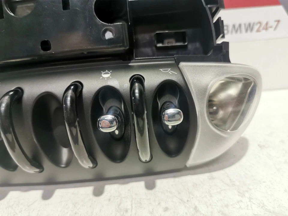 MINI COOPER CLUBMAN R56 R55 CENTRE ROOF LIGHTS AND SWITCHES 9806788 - Image 4 of 4