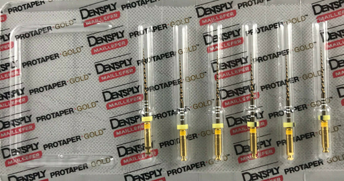 60 pcs/10 pieces Dental Protaper Gold Endodontic Files Heat