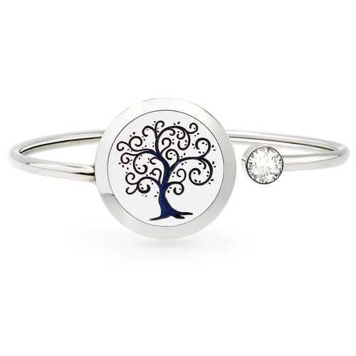 25mm  Rotatable Perfume Bangle Bracelet  Diffuser Essential Aromatherapy Locket - Picture 57 of 209