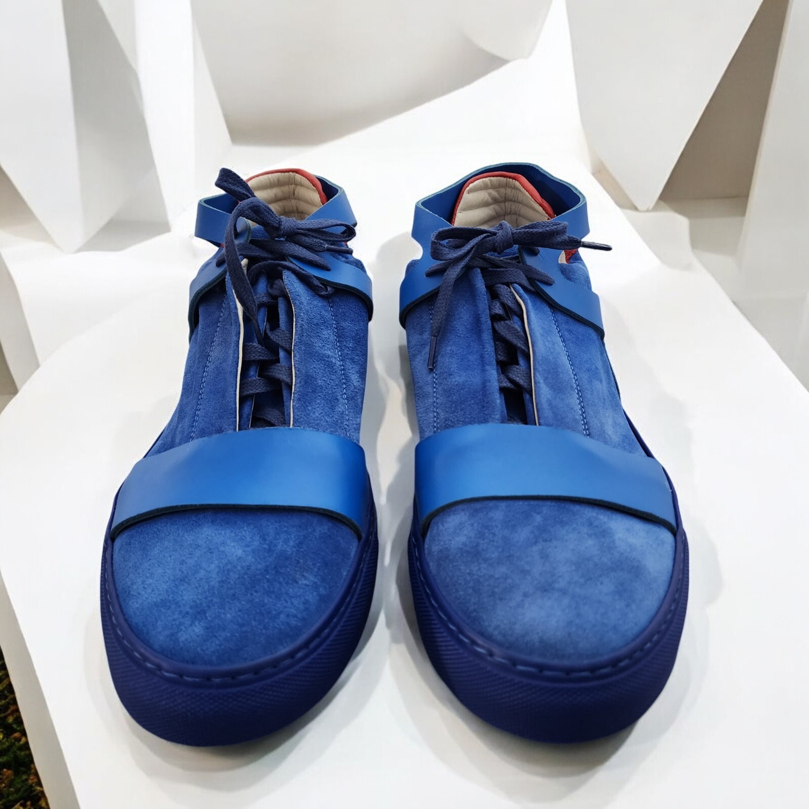 Erik Bjerkesjö x Del Toro Cross Trainer Men's SZ 13 Leather Suede Sneaker Italy