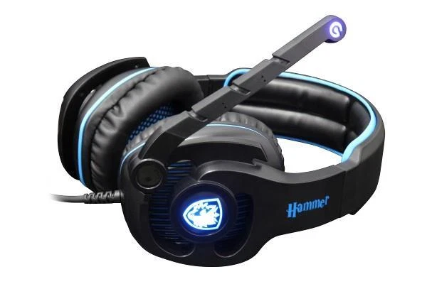 SADES SA923 HAMMER 7.1 channel PC Gaming Headset Headphones Noise Cancel Mic USB - Image 4 of 4