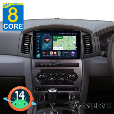 10.1'' 4+64G Autoradio GPS Navi Carplay Für Jeep Grand Cherokee 3 WH,WK 2005-2007
