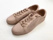Kenneth Cole Reaction Joey Sneakers Size 10 Blush Pink Leather Perforated NWOB