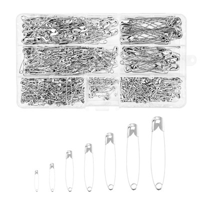 1000 Spille Da Balia Piccole 18 Mm - Ferro Per Cucito, Cucito, Artigianato E Abbigliamento (Nere) - Foto 4