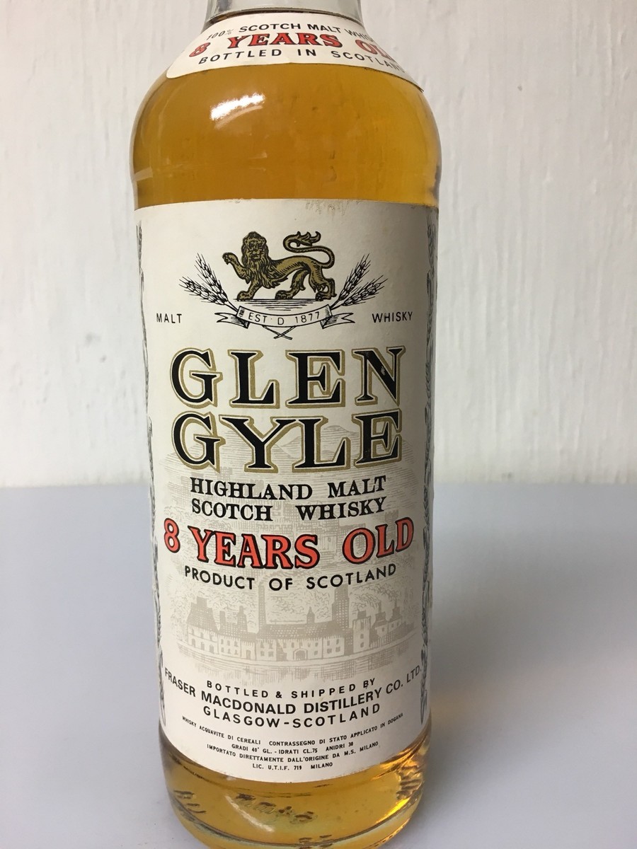 Glen Gyle 8yo Highland Malt Scotch Whisky Faser Macdonald 75cl 40