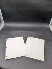 1959 GM General Motors Conference Notes Vintage 2 Sheets