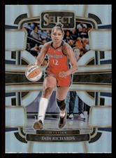 DiDi Richards 2024 Panini Select WNBA #59 Silver Prizms Washington Mystics