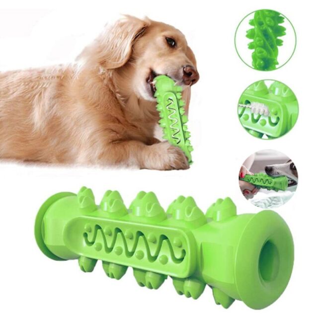 New Dog Pet Safety Chew Toys Bite-Resistant Puppy Durable Rubber Dental Teeth