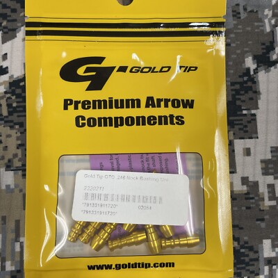 Gold Tip Premium Arrow Components Accu Bushing .246 13 Grains 12 Pieces