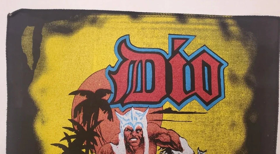 1980 Dio Warrior Vintage Back Patch - Ronnie James - Rock Metal - RARE - READ - Image 2 of 4