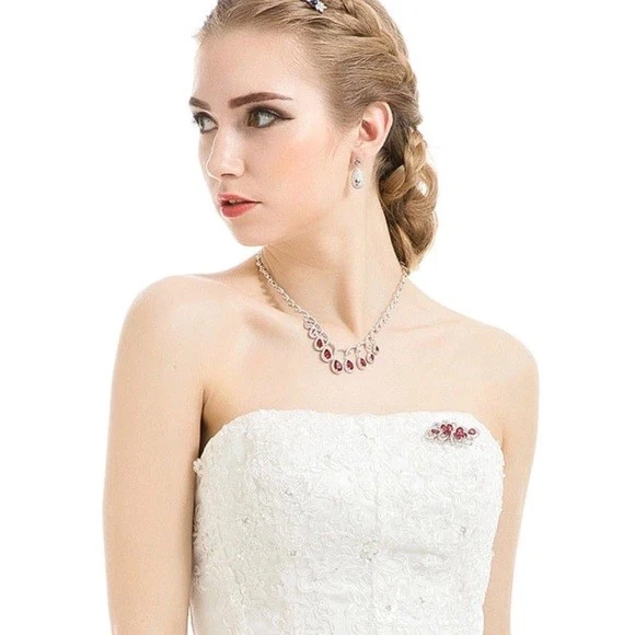 Made With Swarovski Crystals The Dorcas Teardrop Earrings S3 - Image 2 of 4