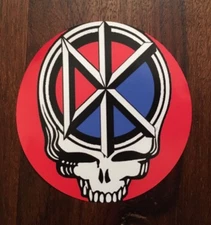 Dead Kennedys / Greatfull Dead Sticker 