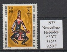Timbre NOUVELLES-HEBRIDES 1972** n° YT 336
