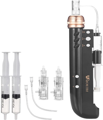 Elektrischer Derma Pen Kabellos Microneedling Pen 7 Farben LED Licht einstellba