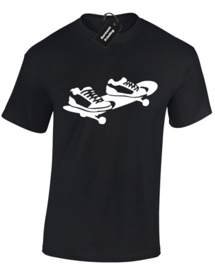 SKATEBOARD SILHOUETTE HERREN T-SHIRT LUSTIG SKATER DC DESIGN TOP S - 5XL