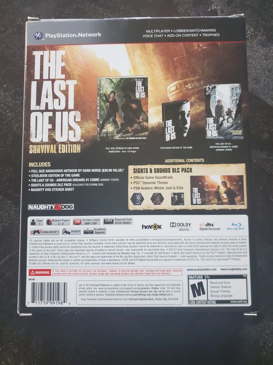 The Last of US PKG + DLC PS3 - INSIDE GAME