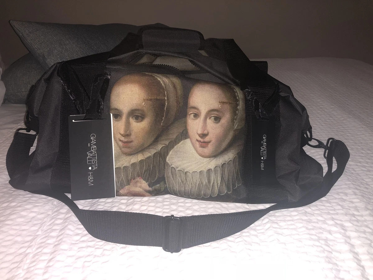 Giambattista Valli X H M Men s Sports Painting Black Bag eBay