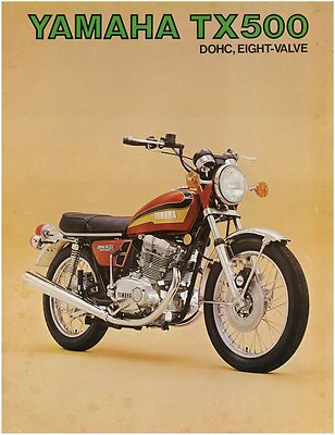 YAMAHA Brochure TX500 1973 Studio Shot Sales Catalog Catalogue