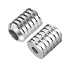 CNC Aluminum Crash Bar End Cover Protection For Harley Honda Kawasaki Suzuki