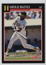 1991 Score Harold Baines #291 HOF 1p0o