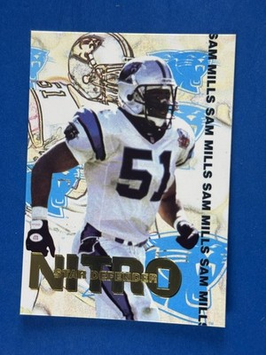 1995 Collector's Edge Nitro #19 Sam Mills Carolina Panthers