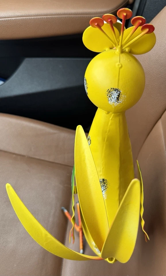 Decoração de jardim de pássaros da selva ferro amarelo 20,5 pol. Santa's Workshop, tamanho único - Imagem 4 de 4