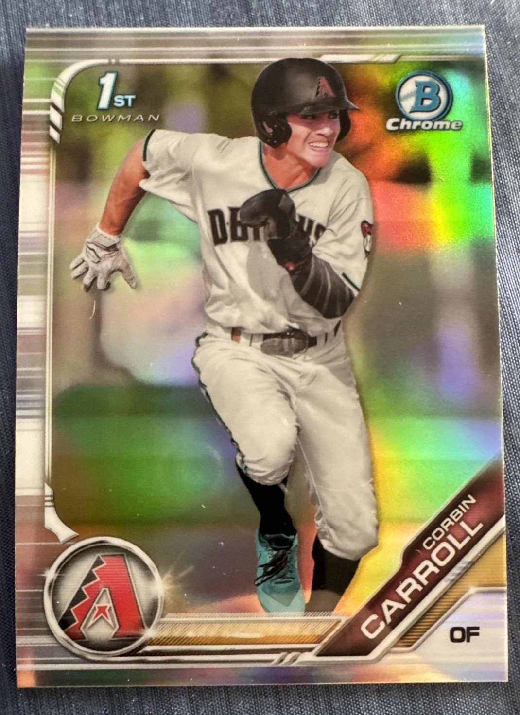 2019 Bowman Draft - Chrome Corbin Carroll #BDC-125 Refractor (RC)