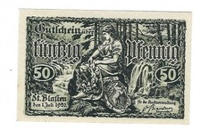 Notgeld St. Blasien - Stadt St. Blasien - 50 Pfennig - 1920 - Verkehrsausgabe
