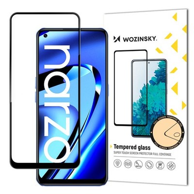 Displayschutz für Realme Narzo 50A Tempered Glass Schutzglas 9H Wozinsky