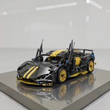 Lamborghini Building Blocks Set Supercar Model Kit Adult Collectible Black Car Lamborghini Building Blocks Set Supercar Model Kit Adult Collectible Black Car