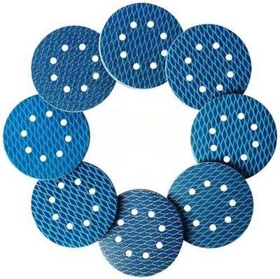 50PCS 5''(125mnm)  Hook & Loop Sanding Discs, Diamond Shape,P120 for Metal & Wood