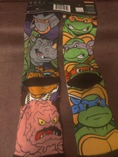 Teenage Mutant Ninja Turtles socks, fits sizes 6-13 adult