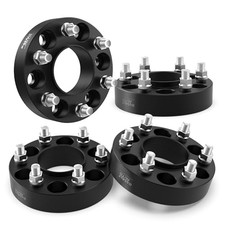 4Pcs Black Hubcentric Wheel Spacers 1.5" Thick 6 x 135mm Wheel PCD M14x1.5 Studs