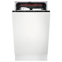 AEG 7000 GlassCare Integrated Slimline Dishwasher - C-rated Black Cont FSE74507Z