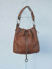 Leder Handtasche von Vera Pelle in Fb.Cognac NEUWERTIG