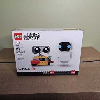 LEGO BRICKHEADZ: Eve & Wall-E (40619) Brand New Sealed
