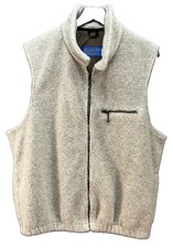 Pendleton Sweater Vest Men L Vintage Acrylic Fleece Lined Pockets Full Zip
