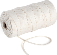 Natur Makramee Garn 2Mm,100M Makramee-Garn For Taschen, Diy Handwerk, Weben Deko
