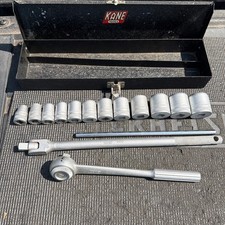 Rare Kane Tools Usa Socket Set 12 Drive By Sk S-k 15pc W Case Sae To 1-18 Rare Kane Tools Usa Socket Set 12 Drive By Sk S-k 15pc W Case Sae To 1-18