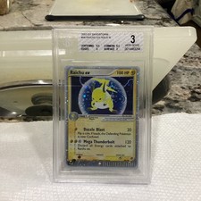 The Pokémon Company Raichu ex 98/100 EX Sandstorm Holo ENG BGS 3 (2003) on eBay