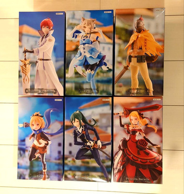 GiGO Re:Zero Crusch Priscilla & Ferris Felt Reinhart  Figure 6 Set New