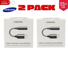 2 packs USB-C to 3.5mm Headphone Adapter  Type-C Aux Audio Jack Converter Cable