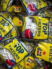 TOP Premium Filter Tips 15MM Bag Cigarette RYO Blue 5 Count  100 Tip Per Bag