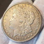 * 1921 S *  RARE SAN FRANCISCO MINT 90% MORGAN SILVER DOLLAR #A46